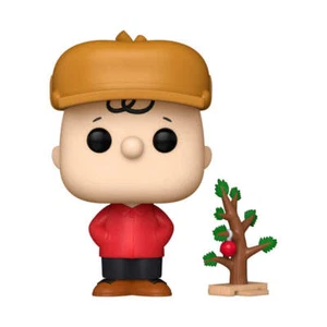 Peanuts Charlie Brown with Tree (Holiday) Pop! Vinyl - Imagen 1 de 3