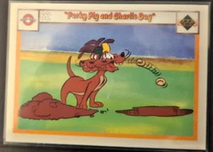 1990 Upper Deck Looney Tunes Comic Ball - #62/65 Porky Pig and Charlie Dog - Picture 1 of 2