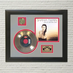 Shania Twain Youre Still The One Framed Picture Sleeve Gold 45 Record Display - Picture 1 of 5