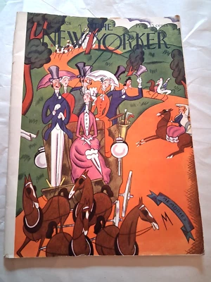 ORIGINAL The New Yorker Complete News Stand Magazine May 12 1928 J de Miskey Art Foto 1 de 4