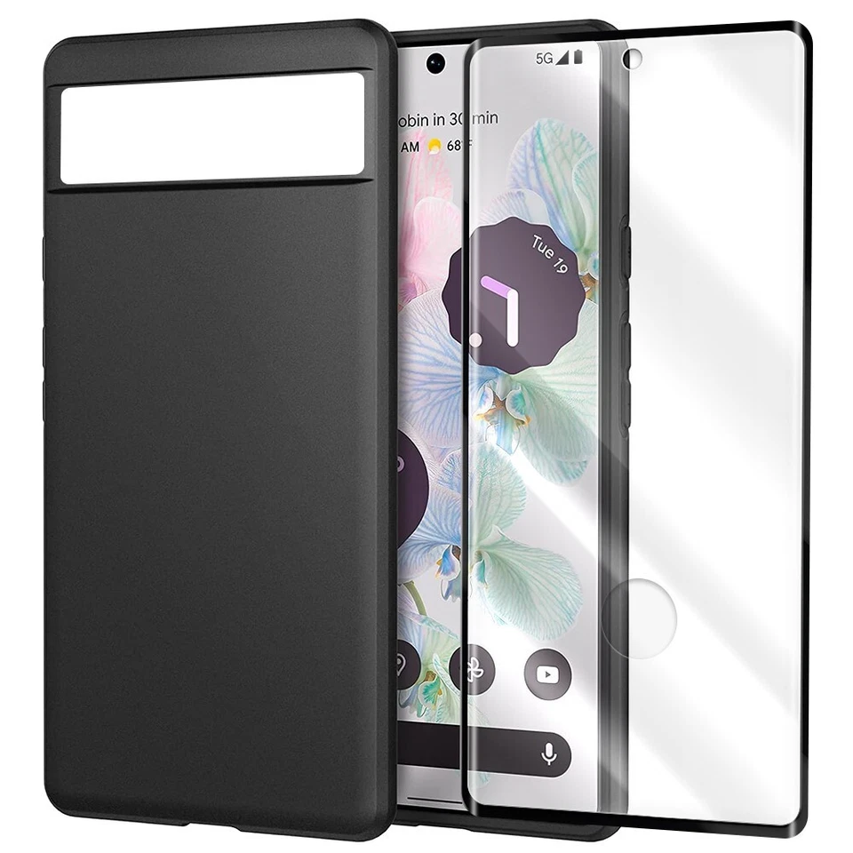 Funda Protectora de Pantalla de Vidrio Templado 9H Premium 2 en 1 para Teléfonos Google Pixel 7 Pro Foto 1 de 1