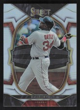 2023 Panini Select #86 David Ortiz Silver Prizm Boston Red Sox 