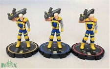 Heroclix Mutant Mayhem set Cable #073, #074, #075 R/E/V figures!
