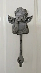 Gancho de metal querubín - estilo vintage shabby chic - Imagen 1 de 3