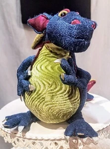 Juguete de peluche azul medieval de Manhattan animal de peluche coleccionable 9" de alto - Imagen 1 de 6