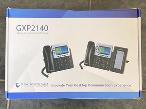 Grandstream GXP2140 Phone SIP with GXP2200 Key Module VOIP IP - Zdjęcie 1 z 3