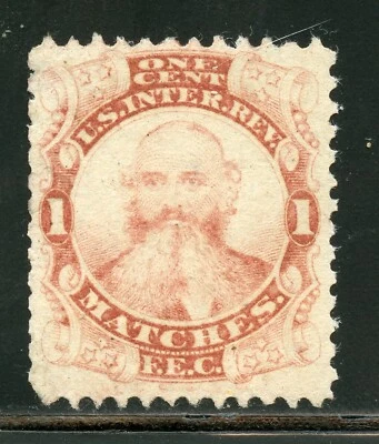 US revenue Scott's RO 59a, F. E. C.  Match Stamp. - Image 1 of 2