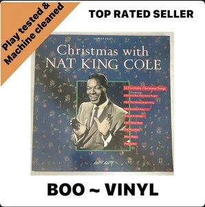 Christmas With Nat King Cole ~ Gatefold Vinyl Lp Album EX / EX Condition - Picture 1 of 6