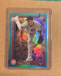 2025 Topps Chrome Jameson Taillon #33 Teal Refractor - /299 Chicago Cubs - Bild 1 von 1