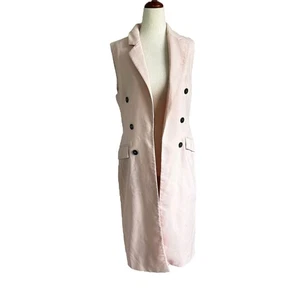 Zara Pink Long Blazer Women's Size Small | 2-14 - Picture 1 of 6