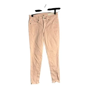 Rag & Bone Zipper Capri Pink Low Rise Jeans Size 26 - Picture 1 of 7