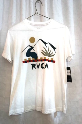 RVCA white short sleeve print t shirt men - Image 1 of 4