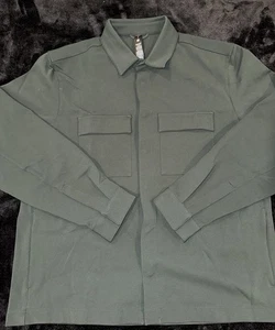 Lululemon Sojourn Overshirt Size: Large Color: Rainforest Green LM3FYCS 🍋 - Picture 1 of 5