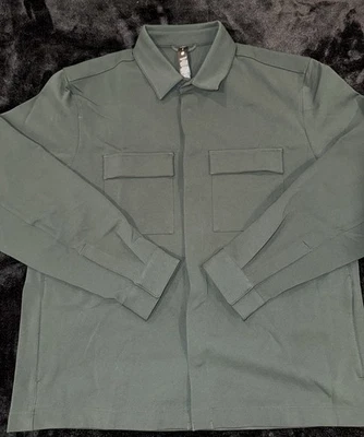 Lululemon Sojourn Overshirt Size: Large Color: Rainforest Green LM3FYCS 🍋 - Image 1 of 4