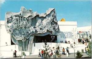 1974 EXPO '74 FERIA MUNDIAL DE ALTAVOCES Postal "PABELLÓN SOVIÉTICO" Rusia URSS Sin usar - Imagen 1 de 2