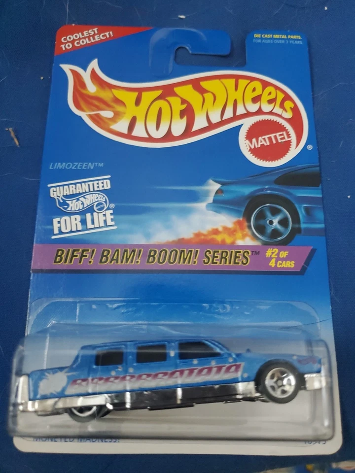 Hot Wheels Limozeen #542 1996 serie Biff Ban Boom Moneyed Madness P9 Foto 1 de 1