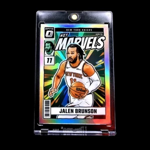 Jalen Brunson 2024-25 Donruss Optic Net Marvels Silver Prizm SP NY Knicks - #22 - Picture 1 of 2