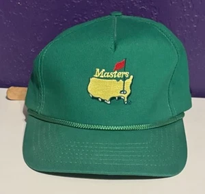Vintage Masters Hat Leather ANGC Beckmans American Needle USA Made Deadstock New - Picture 1 of 6