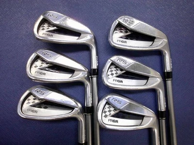 PRGR Right Handed Iron Set RS Titanium Face 5-9.P Steel Shaft Flex M40 - Image 1 of 4