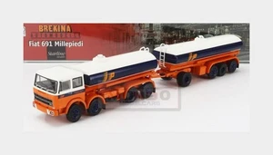 1:87 BREKINA PLAST Fiat 691 Camion Cisterna Ip Millepiedi 4 Assi 1961 Modalità BRE58556 - Foto 1 di 2