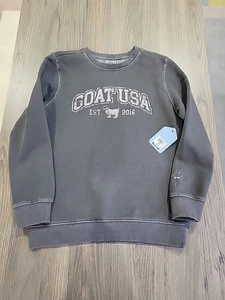 Goat Kids Sweatshirt. Gray.  Size Youth XL. Cotton Blend - Picture 1 of 9