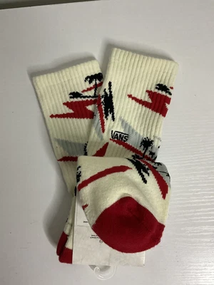 1 par de calcetines Vans off the wall para hombre talla 6,5-9 Foto 1 de 4