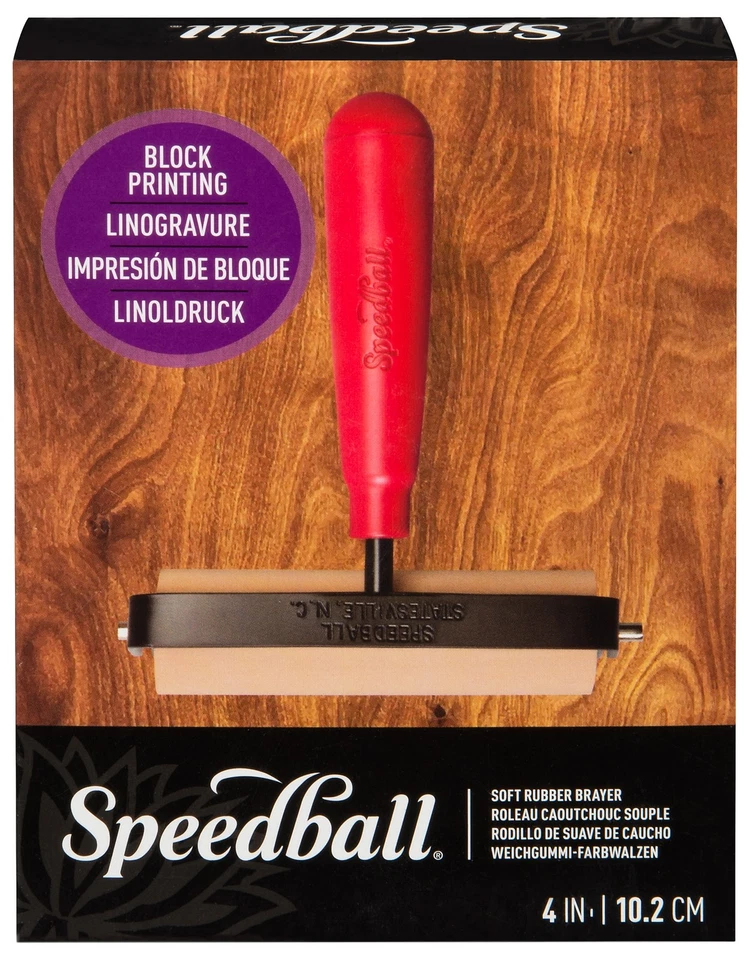 Speedball Art Products 4126 Speedball Braer 4"-柔软橡胶 — 第 1/1 张图片
