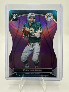 Espejo Dan Marino 2024 Panini totalmente certificado púrpura troquelado/75 #176 Dolphins - Imagen 1 de 2