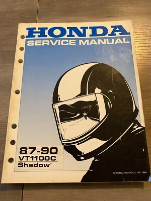 Honda 1987-1990 VT1100C Shadow Original Factory Service Manual - Image 1 of 4