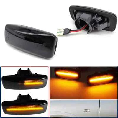 2x Dynamic Side Turn Signal Lights LED Indicators for Nissan Patrol Y61 Infiniti - image 1 of 4