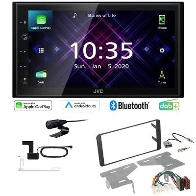 JVC Autoradio Apple CarPlay Android  DAB+ für Toyota GT 86 Coupe ab 2012 schwarz - Bild 1 von 4