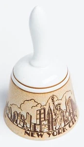 New York City Souvenir Bell. Twin Towers, Vintage. Bought in 1973. - Picture 1 of 2
