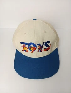 Vintage Toys Hat Cap Adult Beige Snapback Robin Williams Movie Promo 90s Read  - Picture 1 of 13