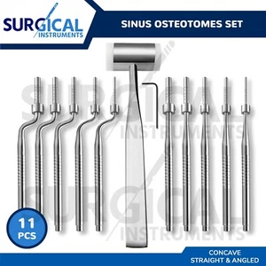 Dental Implant Instruments Sinus Osteotomes Periotome Set Bone Mallet German Gr - Picture 1 of 9
