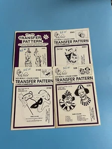 Pretty Punch Hot Iron Transfer Pattern Lot of 4 - Bild 1 von 5