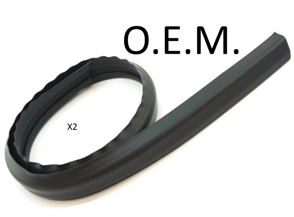 Set of (2) Rocker Panel Rubber Moulding Left & Right Sides for Porsche 911 930 - Image 1 of 4