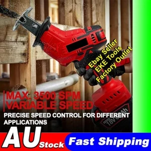 4x Blades 3500RPM Cordless Reciprocating Saw Sabre saw For Milwaukee 18V battery - Picture 1 of 11
