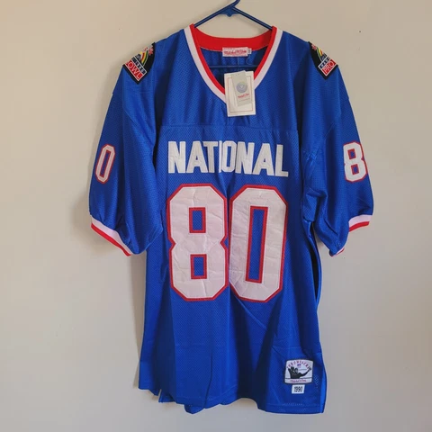 NWT Mens Vintage Jerry Rice Mitchell Ness Sewn Authentic 1990 Pro Bowl Jersey 56 Cover