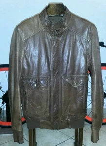 Timberland jacket leather rare giubbino pelle m/s trucker western no belstaff  - Imagen 1 de 5