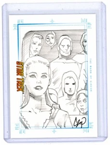 THE MARK OF GIDEON 2014 STAR TREK TOS PORTFOLIO PRINTS SKETCH CARD by JOHN CZOP - Picture 1 of 2