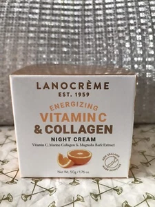 Lanocreme Energizing Vitamin C & Collagen Night Cream 50g New and Boxed - Picture 1 of 3