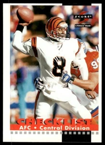 1996 Score Football Card Checklist AFC Central #270 - Picture 1 of 2