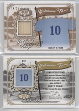 2021 Leaf Lumber Nickname Fame Relics /25 Rusty Staub #NF-27