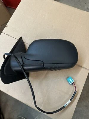 Espelho de porta elétrico 2002-2009 GMC Envoy driver visão lateral preto fabricante de equipamento original 15789782 - Imagem 1 de 4
