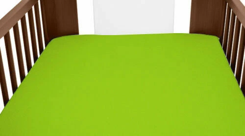 BABY MAM Frottee Spannbettlaken 120x60 Kinderzimmer Babybett/ Kinderbett/ Frotte dunkelgrün