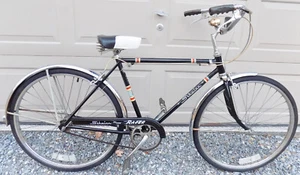 January 1969 Mens Black Schwinn Deluxe Racer Chicago Bike Bicycle 19" Frame - Picture 1 of 17