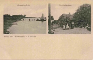 A View Of the Strandansicht & Dorfschmiede, Gruss aus Winnemark, Germany - Picture 1 of 2