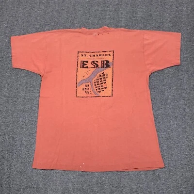 Винтажная розовая футболка 90-х Wynkoop Brewing St. Charles Extra Special Bitter Beer размер XL - Изображение 1 из 4