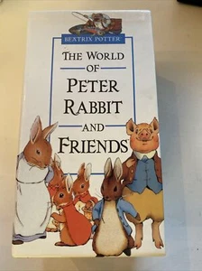 Peter Rabbit & friends VHS Box Set of 3 by Beatrix Potter Kids books Fairy Tale - Picture 1 of 2