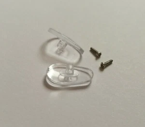 20 almohadillas de nariz atornilladas para gafas (espectáculos) - obtén 2 tornillos gratis - Imagen 1 de 1